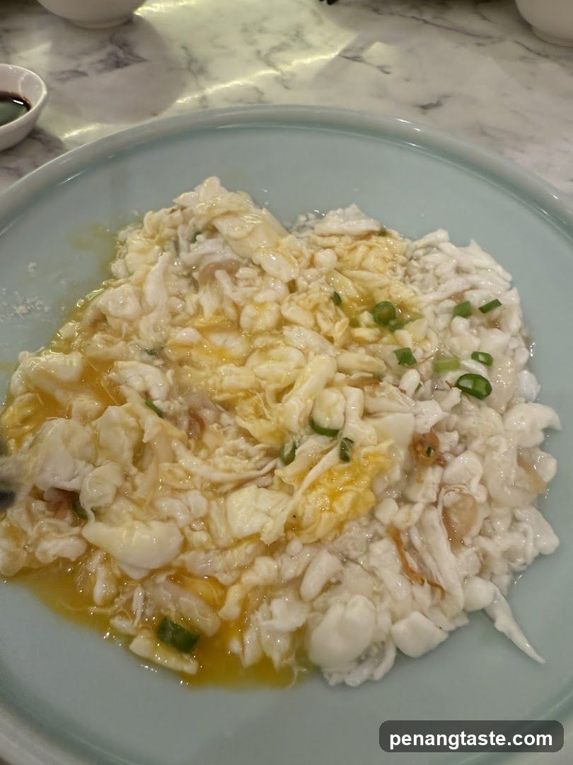 Scrambled Eggs with Crab Meat