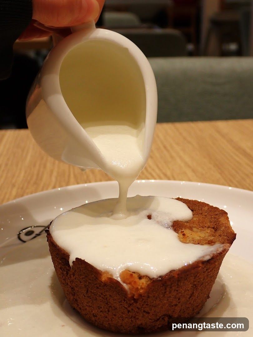 Dessert being served