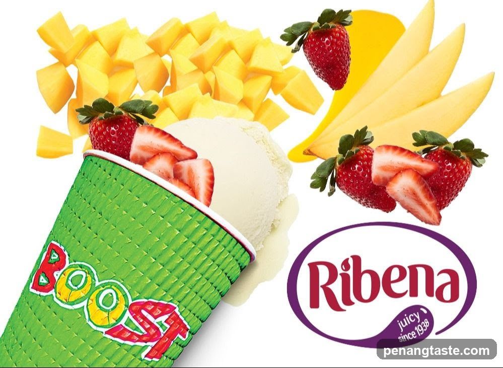 Boost Juice and Ribena Advertisement