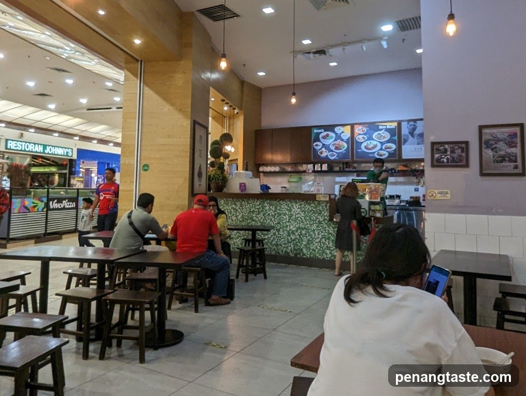 Restaurant Interior with Diners