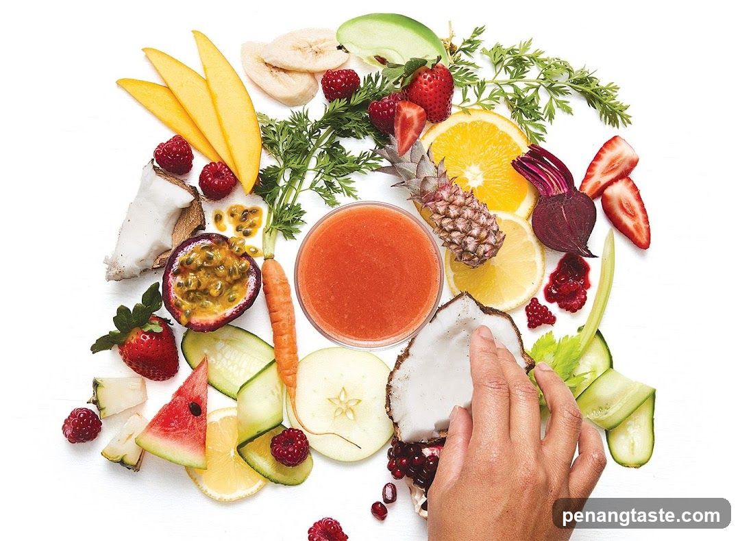 Fruit Arrangement with Smoothie