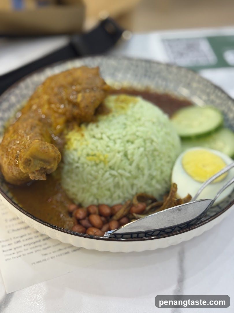 Nasi Lemak with Chicken
