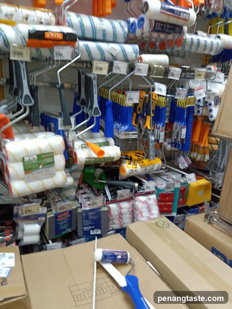 Paint Rollers and Brushes