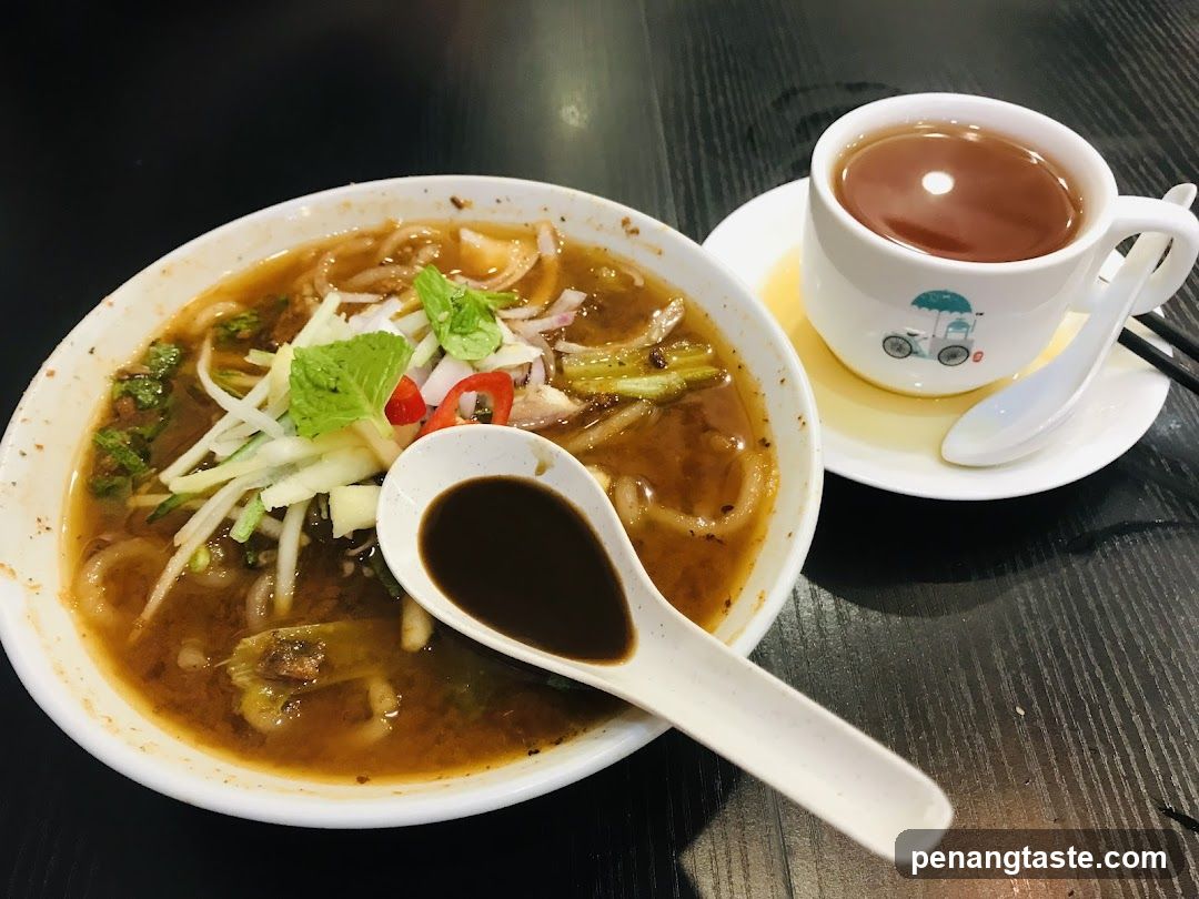 Noodle Soup and Tea