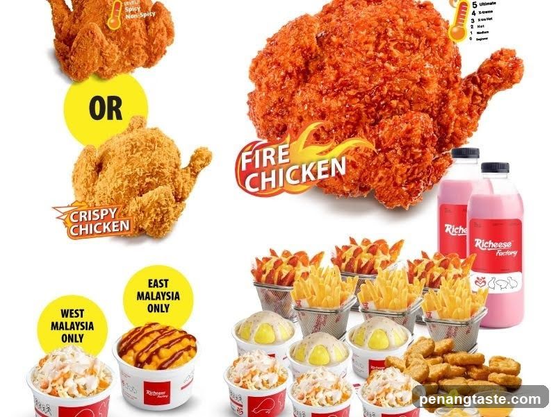 Richeese Factory Fire Chicken Promotion