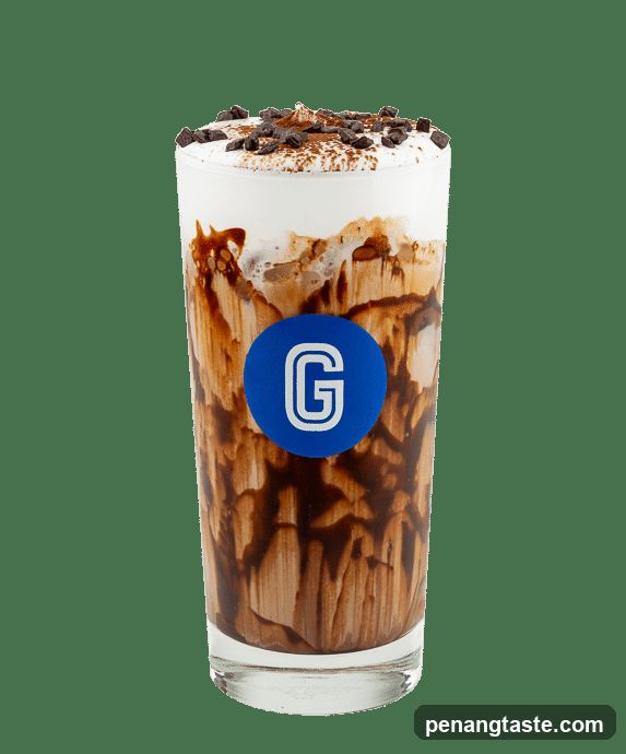 Chocolate drink with whipped cream and chocolate chips