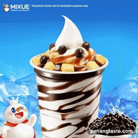 Mixue Ice Cream and Tea Advertisement