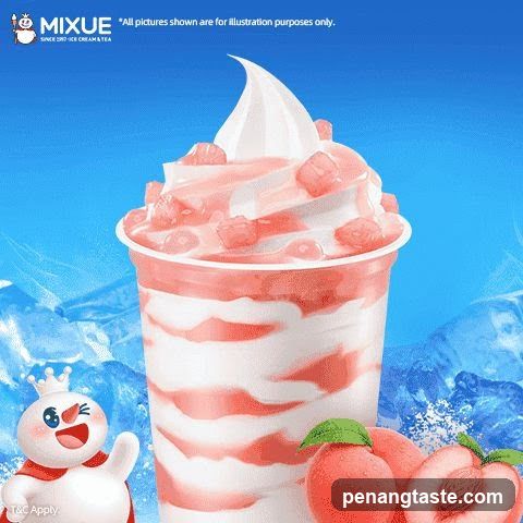 Peach Ice Cream Swirl