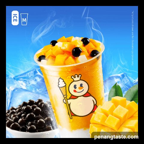Mango Smoothie with Boba