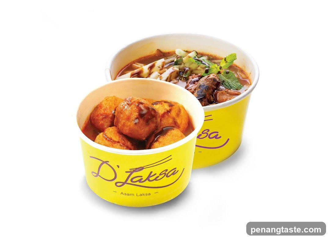 Asam Laksa and Fried Balls