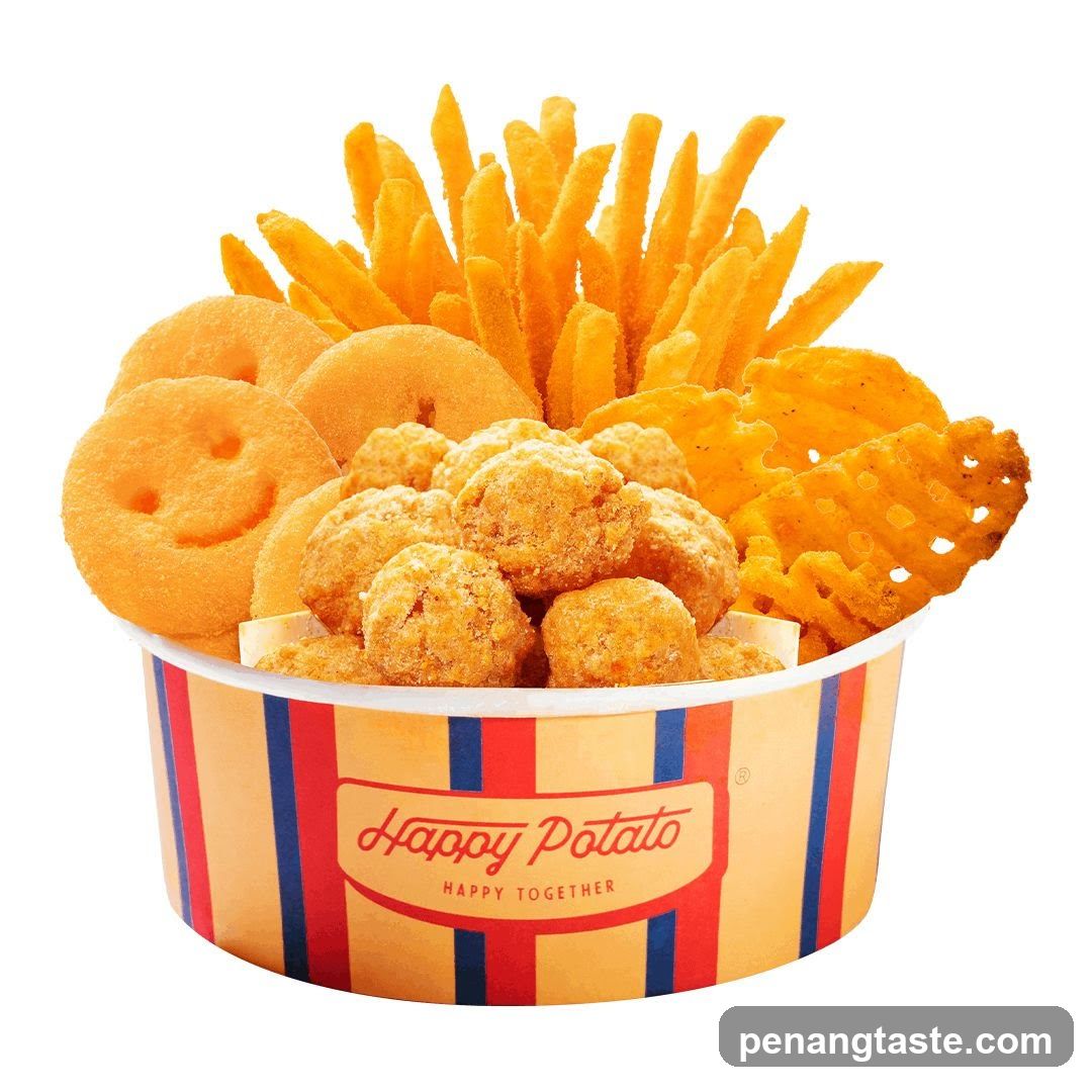 Happy Potato Snack Bucket