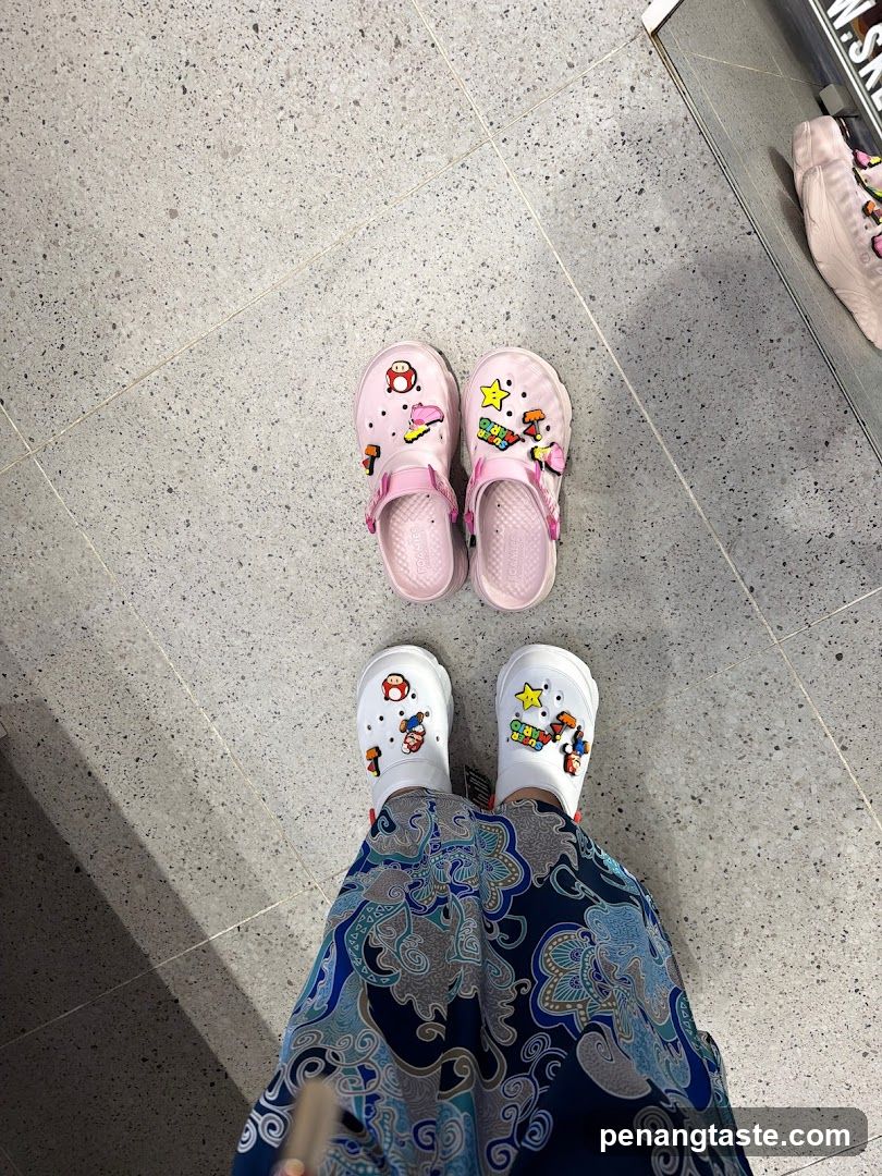 Mario-themed Crocs