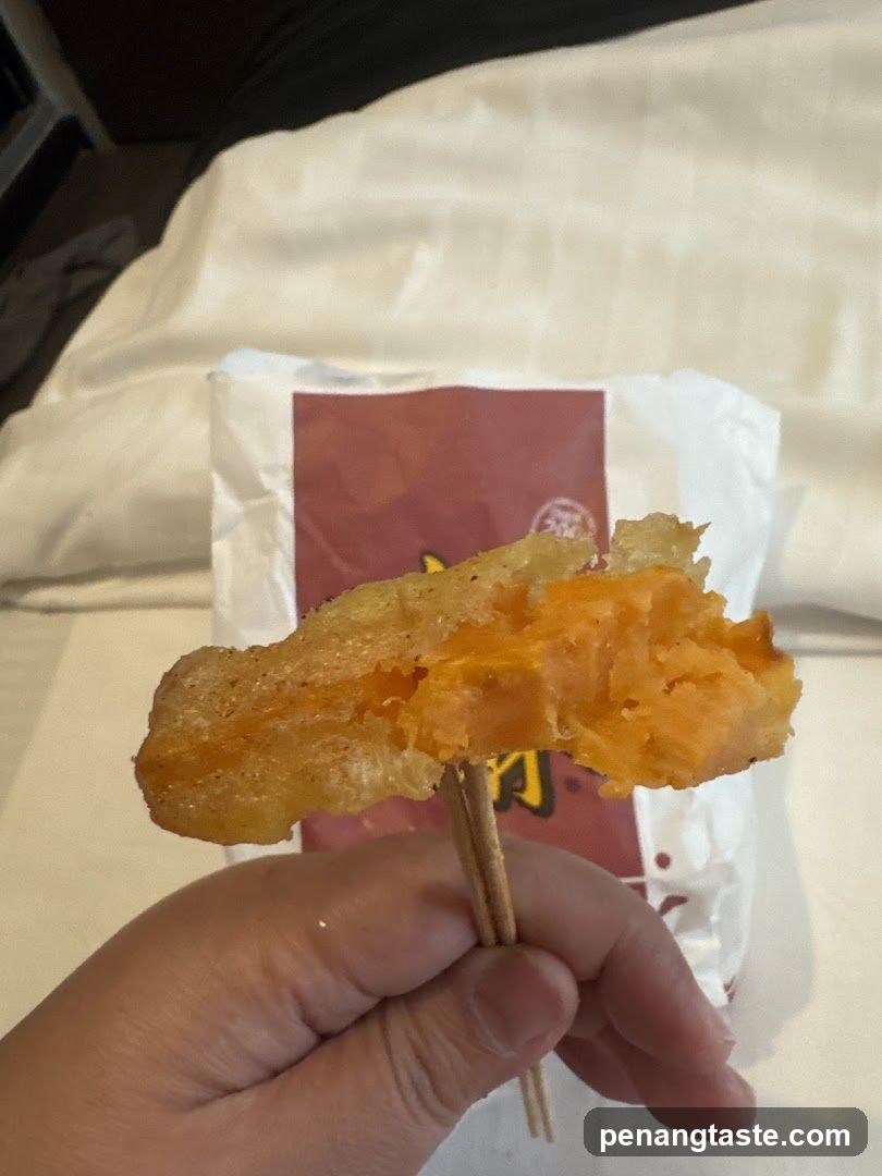 Fried Sweet Potato Skewer
