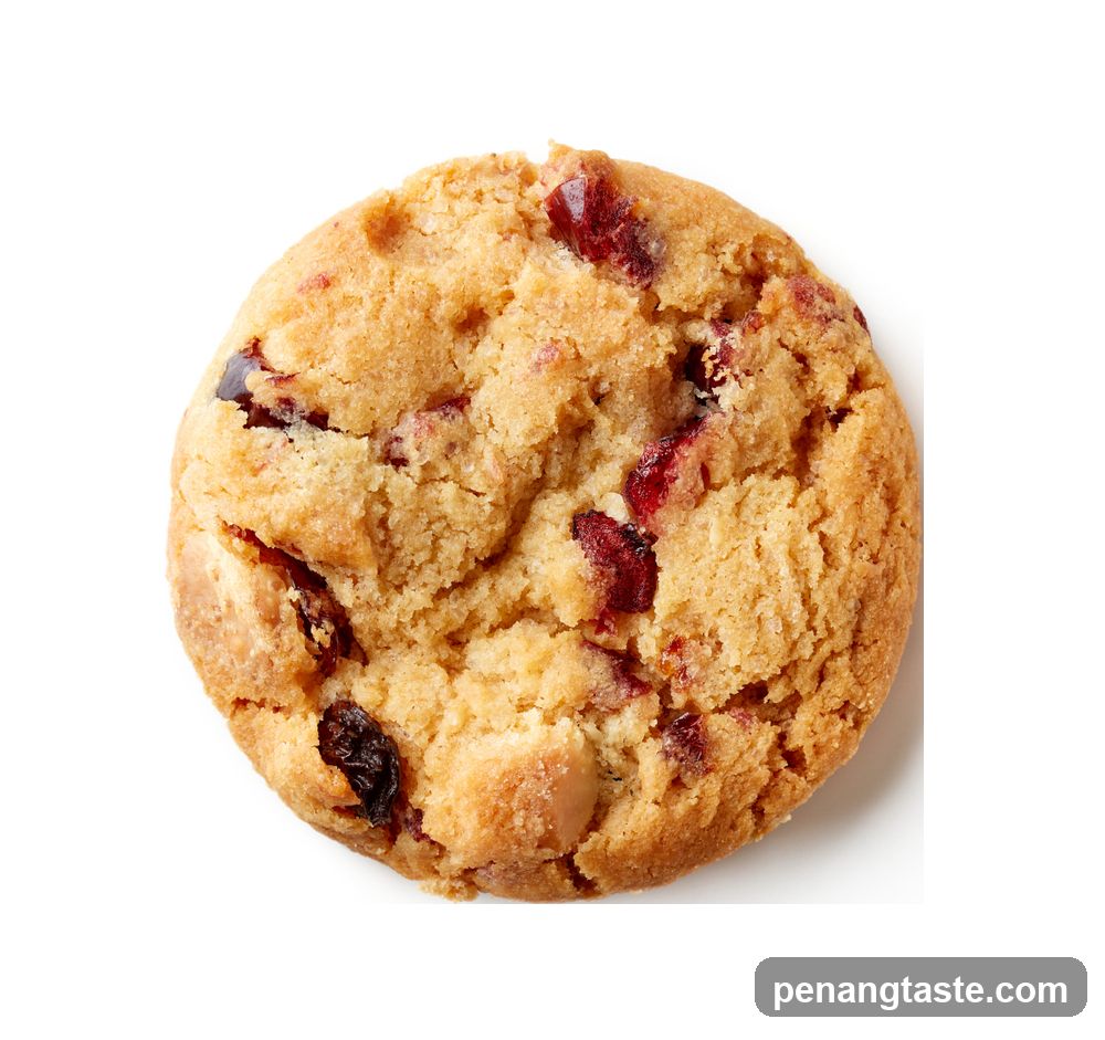 Cranberry White Chocolate Chip Cookie