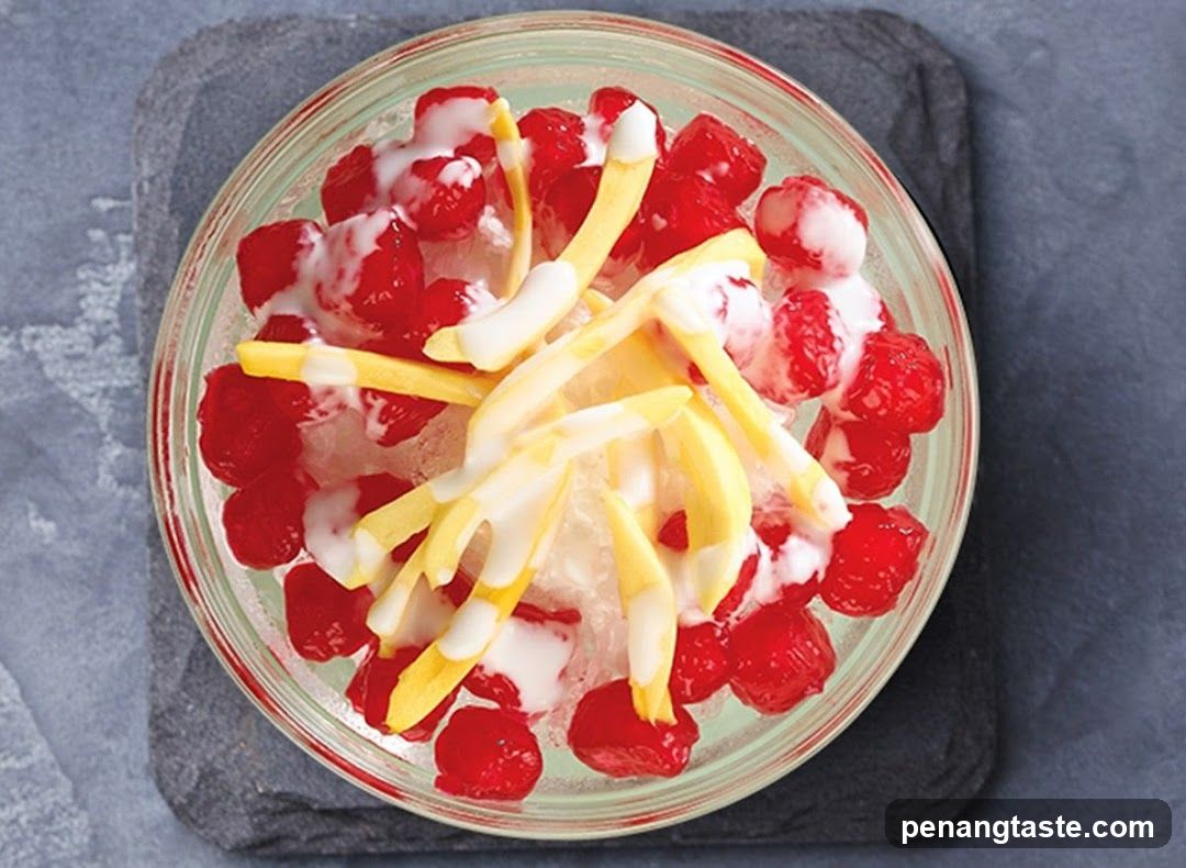 Dessert with Raspberries and Jackfruit