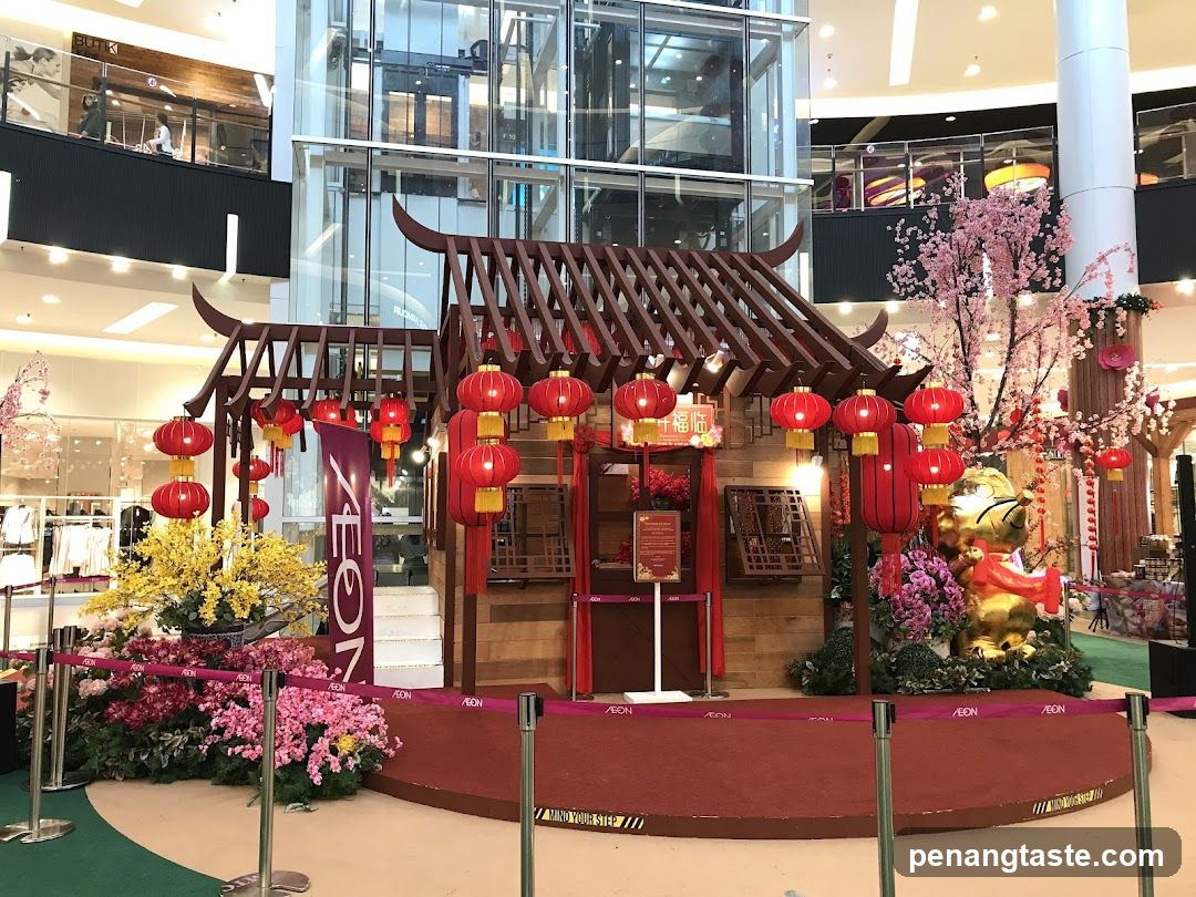 Chinese New Year Decorations in a Mall