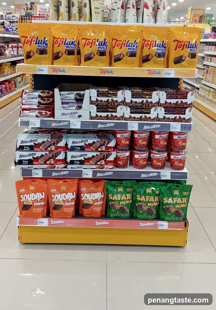 Assortment of Biscuits and Snacks