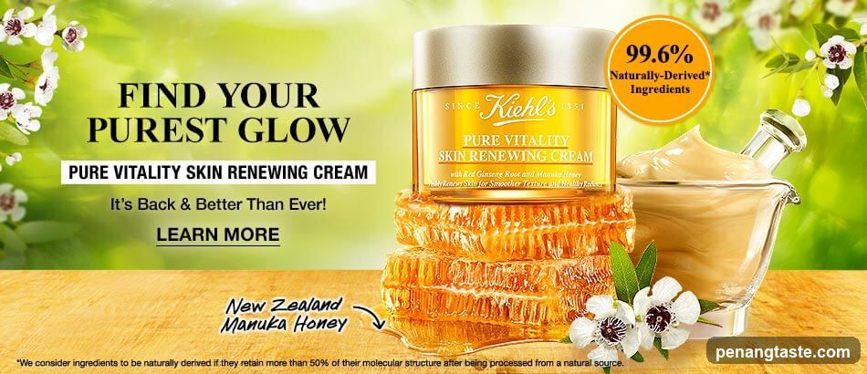 Kiehl's Pure Vitality Skin Renewing Cream Advertisement