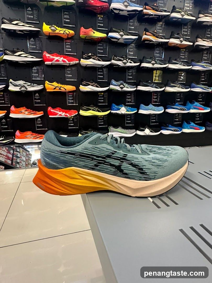 Running Shoes Display