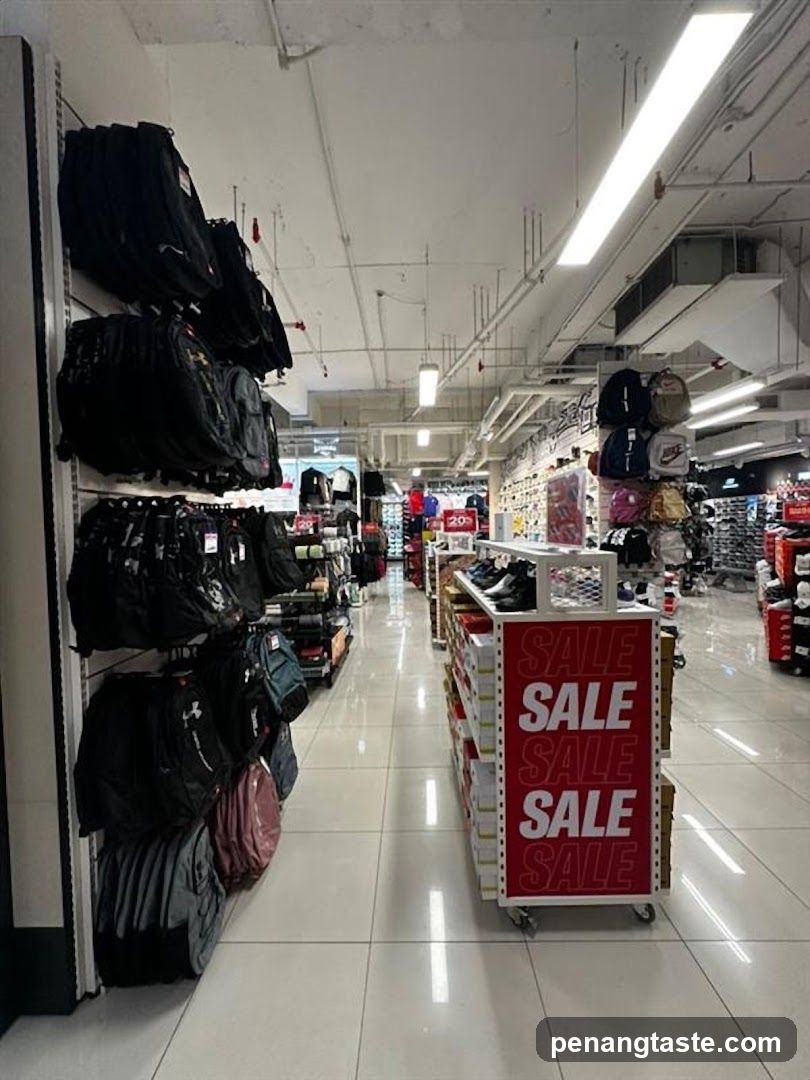 Sporting Goods Store Aisle