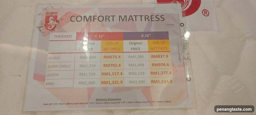 COMFORT MATTRESS