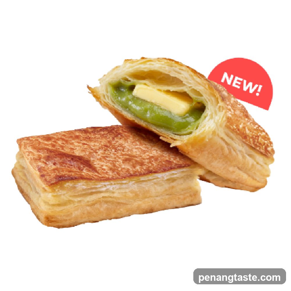 Pandan Kaya Puff Pastry