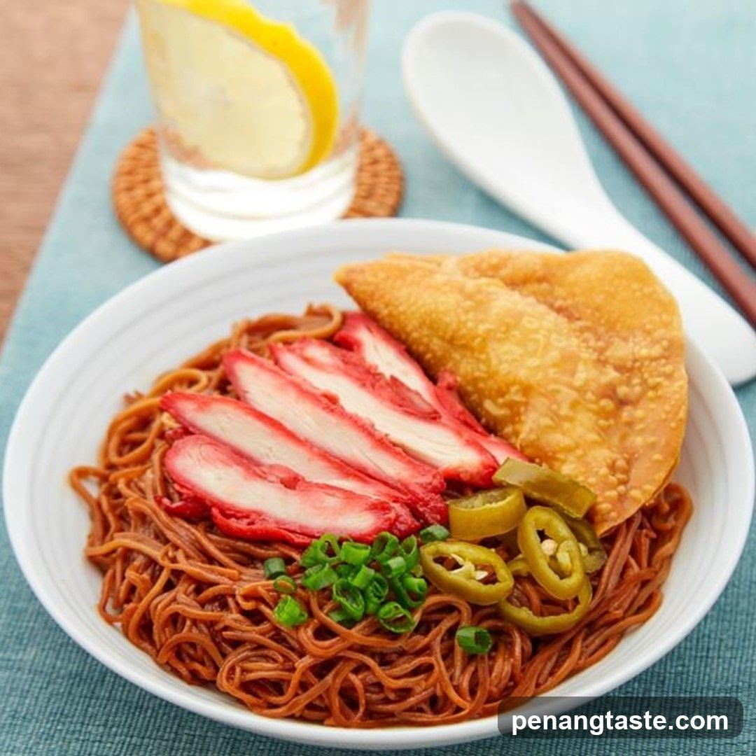 Noodles with Char Siu and Wonton