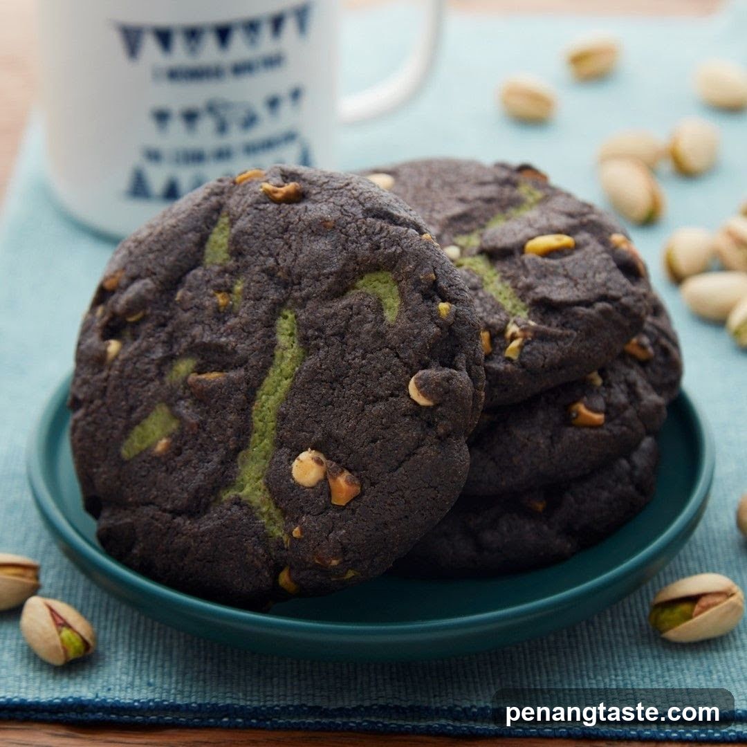 Chocolate Pistachio Cookies