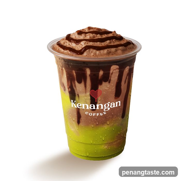 Chocolate and Avocado Frappe