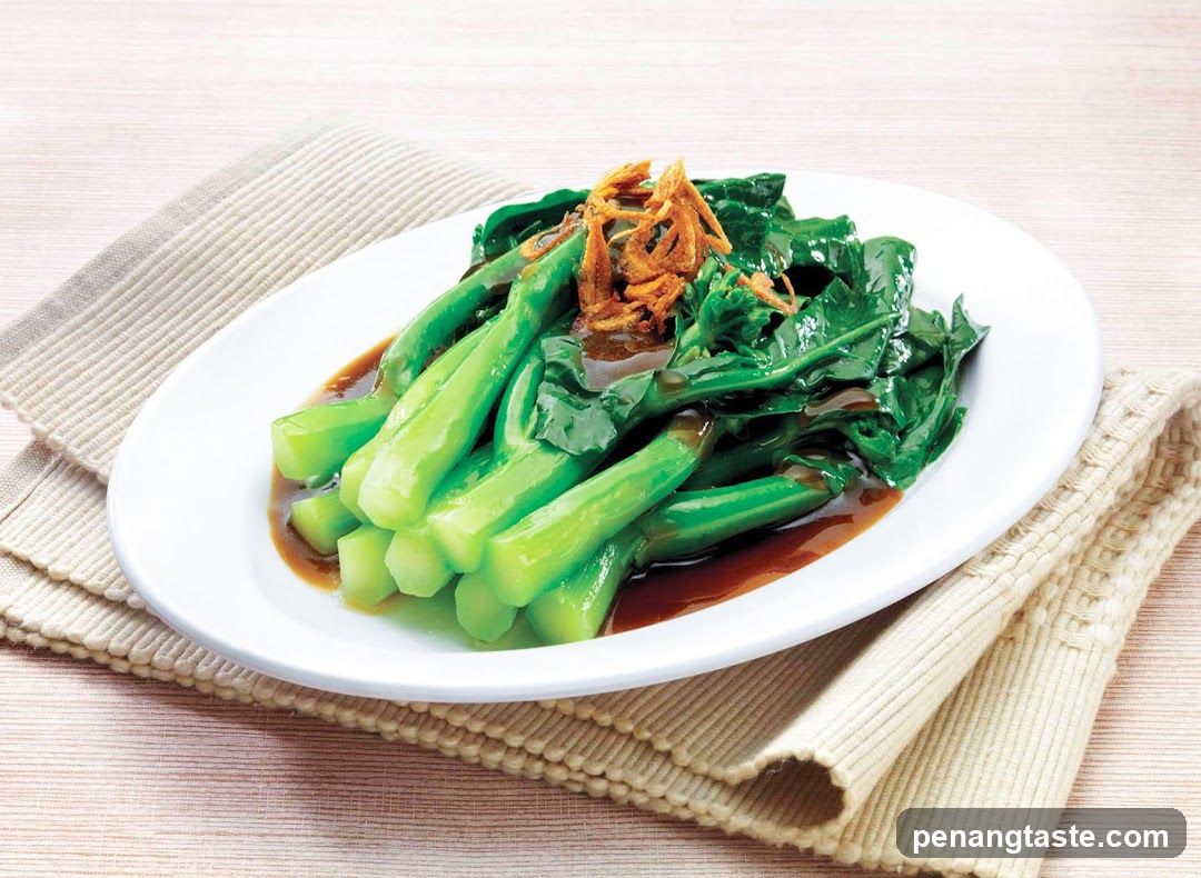 Stir-fried Chinese Broccoli with Oyster Sauce