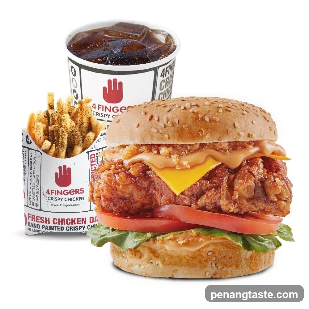 Crispy Chicken Burger Meal