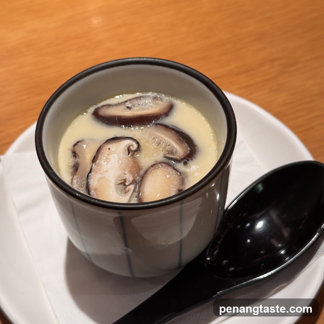 Chawanmushi with Shiitake Mushrooms
