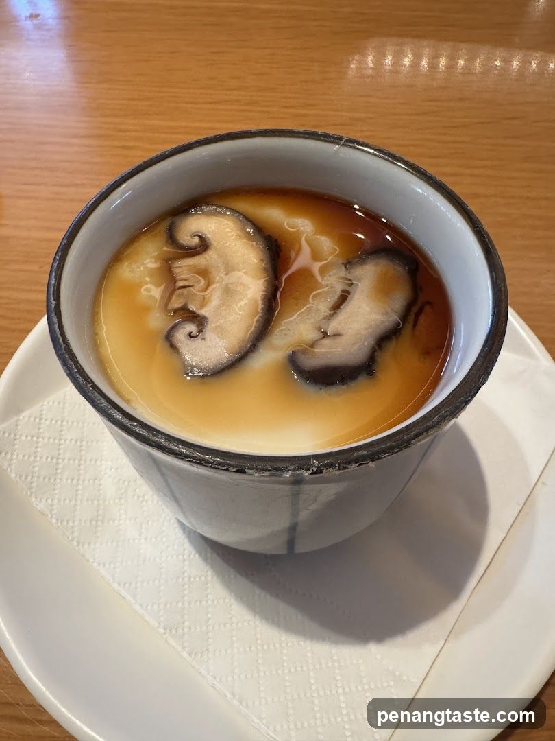 Chawanmushi with Shiitake Mushrooms