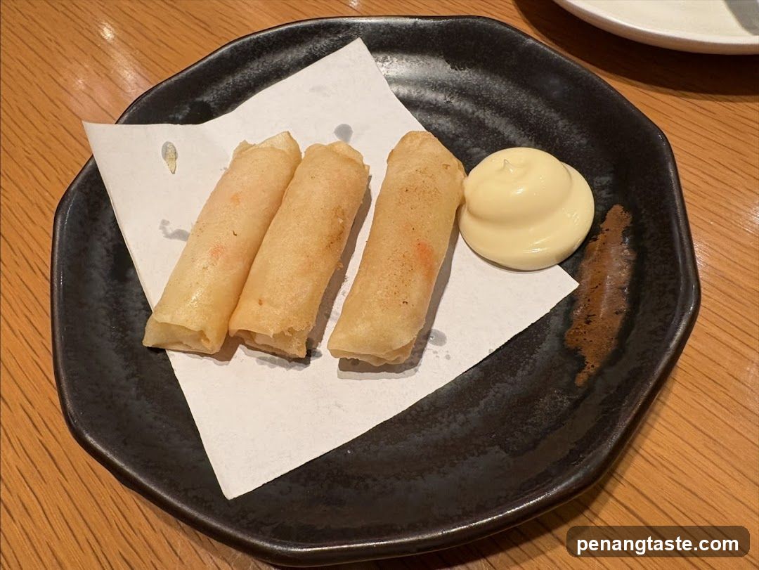 Spring Rolls with Mayonnaise