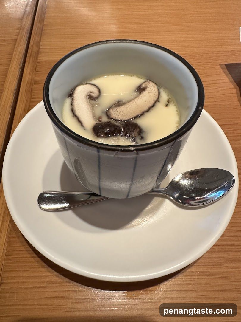 Steamed Custard with Mushrooms