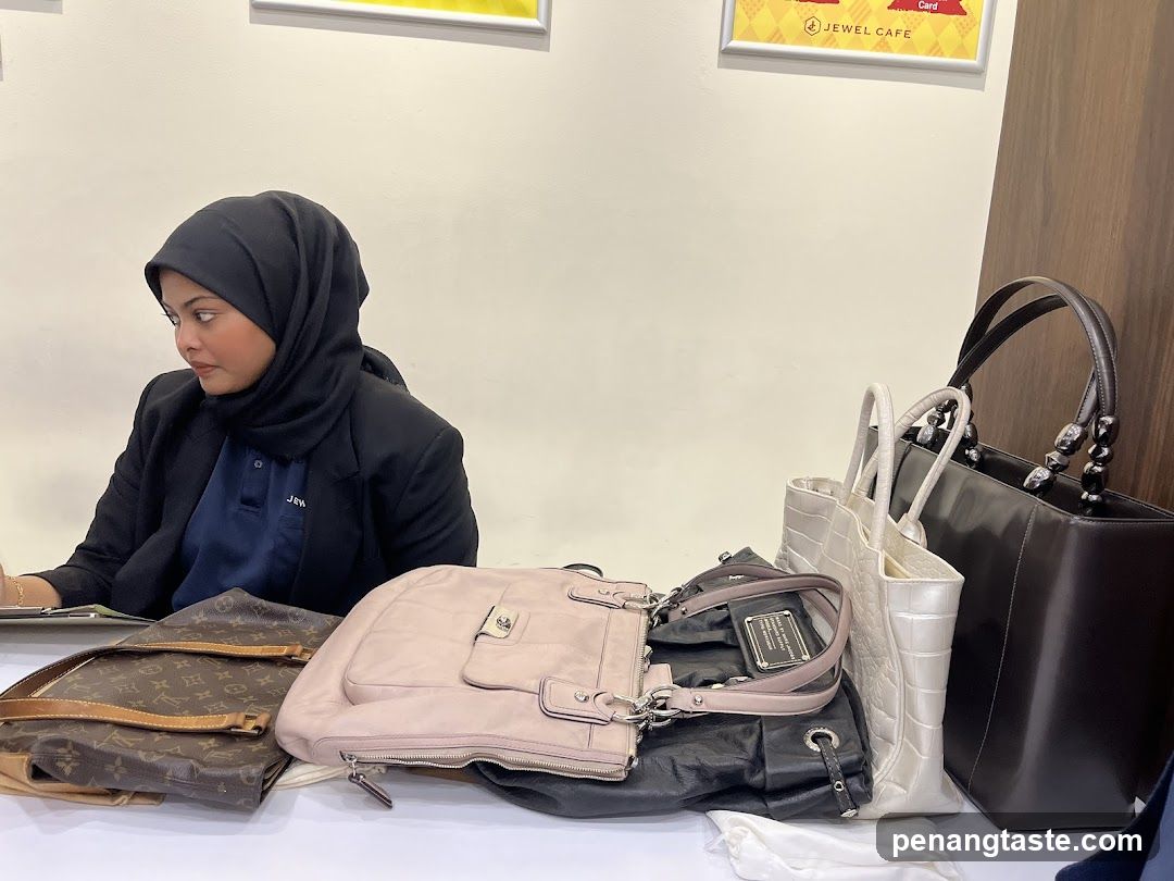 Woman with Handbags