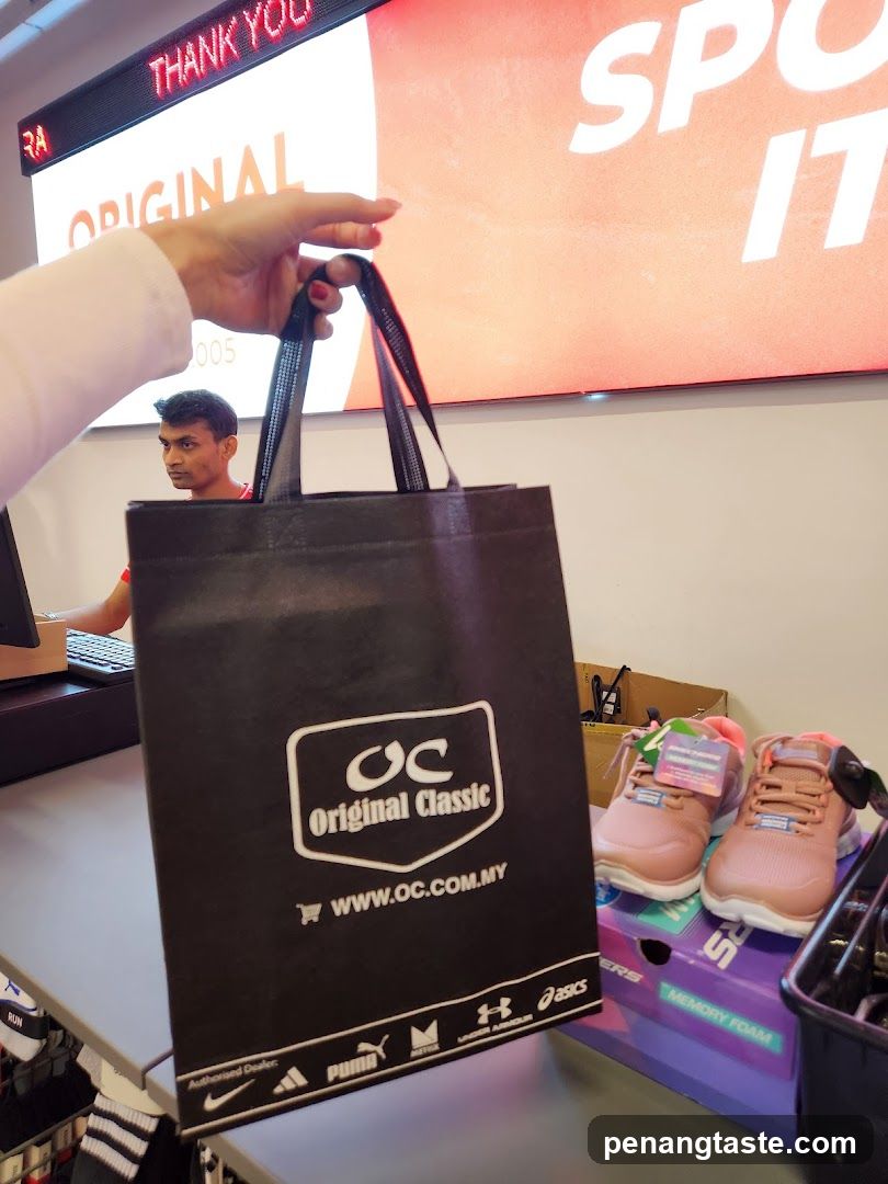 Shopping Bag with Merchandise