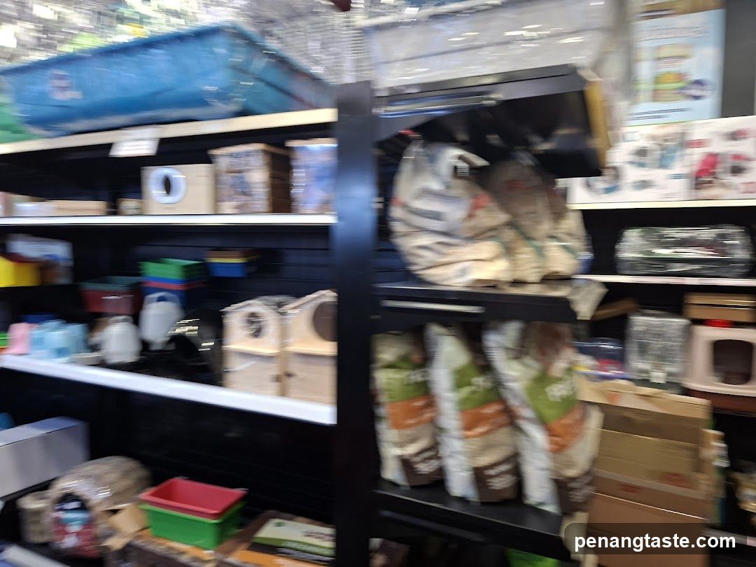 Pet Supplies on Shelves