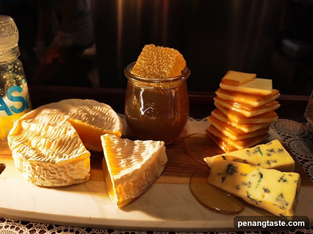 Cheese and Honey Platter