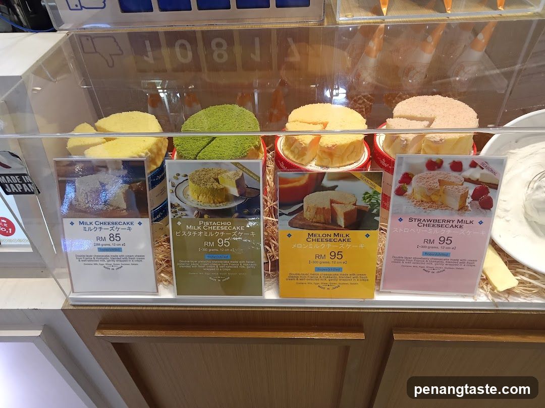 Cheesecake Display