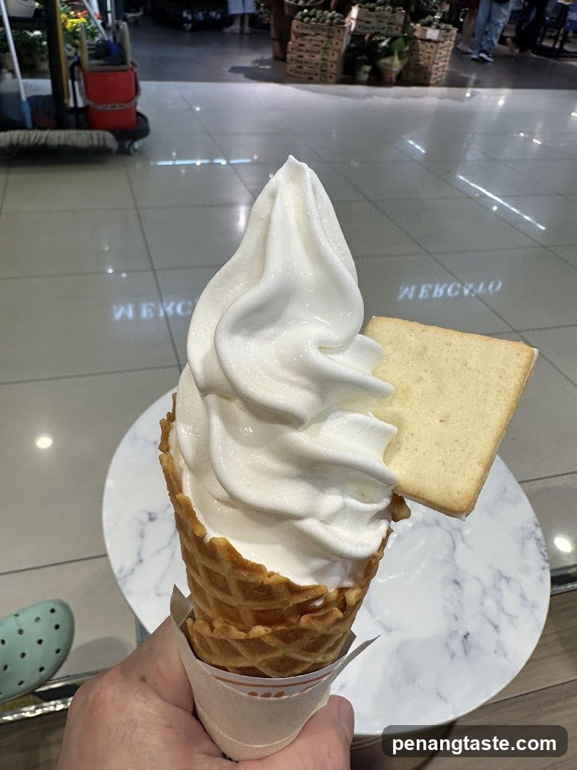 Soft Serve Ice Cream Cone