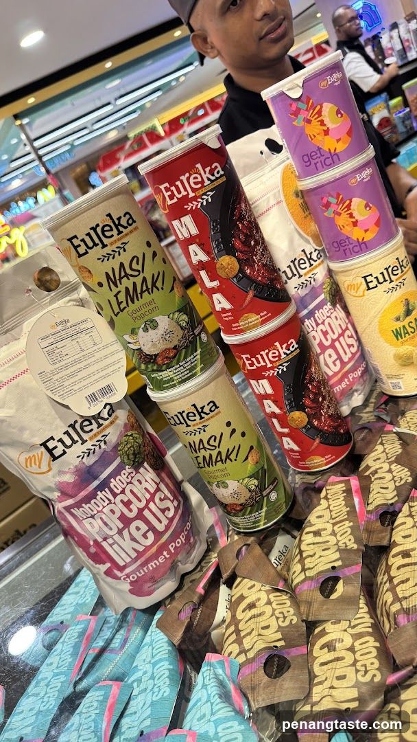 Assortment of Eureka Gourmet Popcorn Flavors