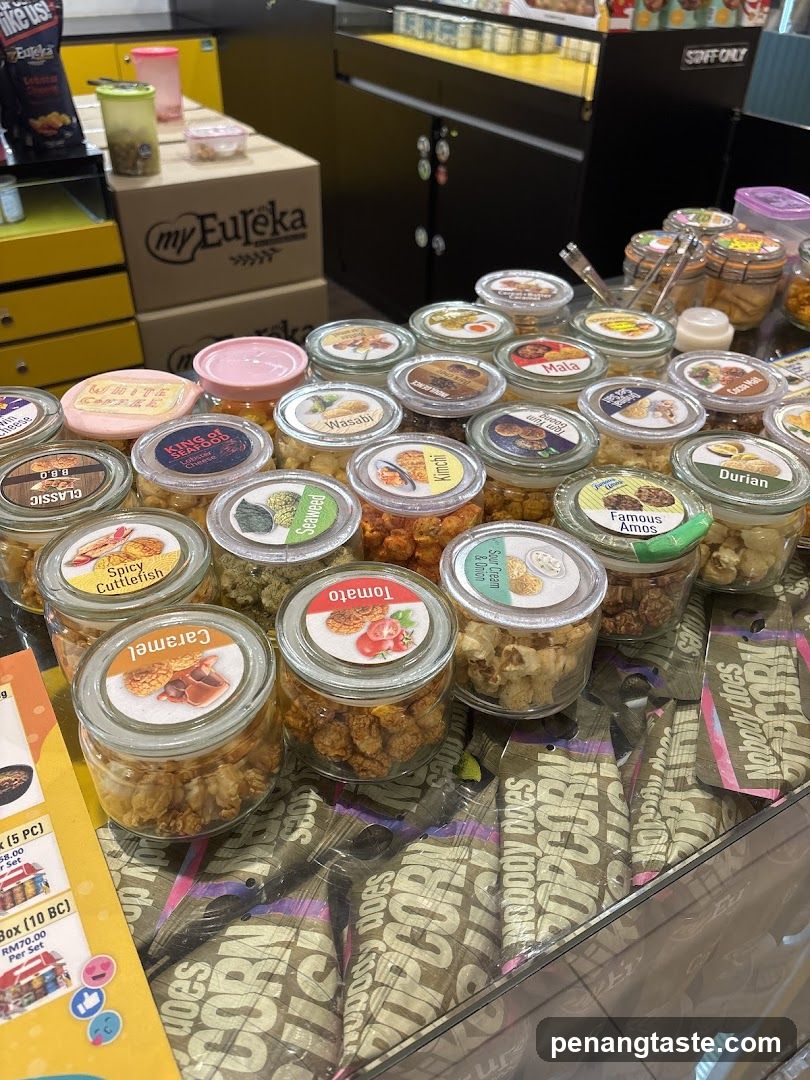 Assortment of Popcorn Flavors