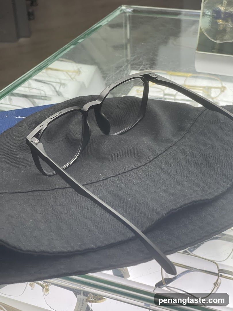 Eyeglasses on Display