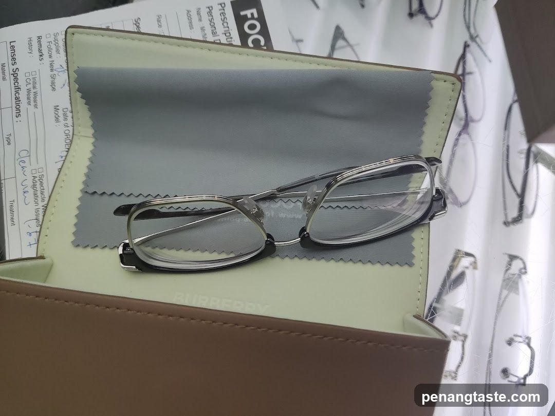 Eyeglasses and Prescription Form