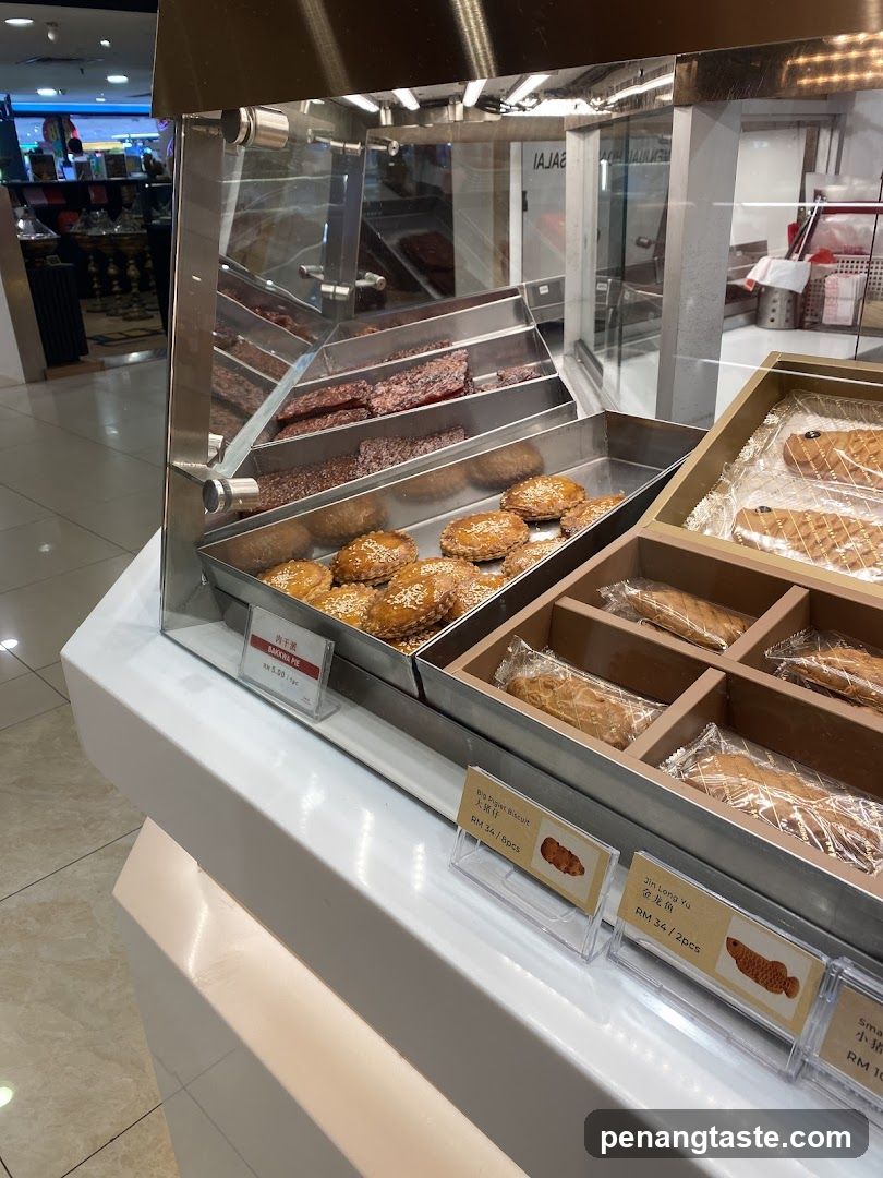 Bak Kwa and Biscuits Display