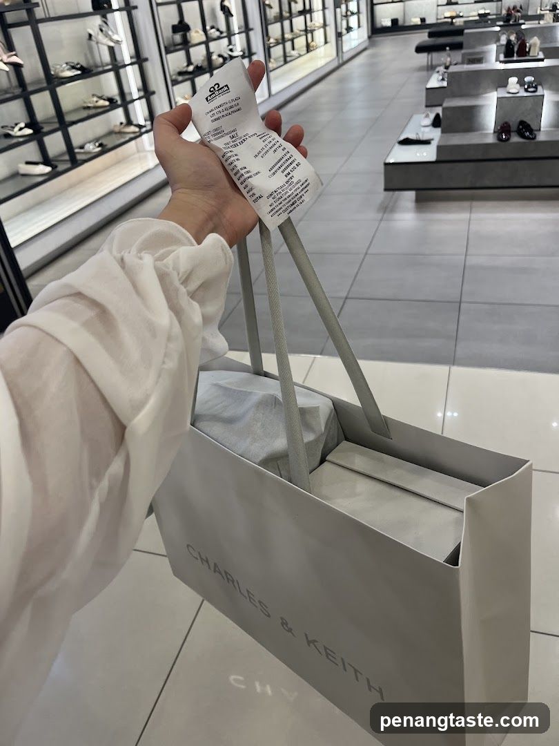 Shopping Bag and Receipt