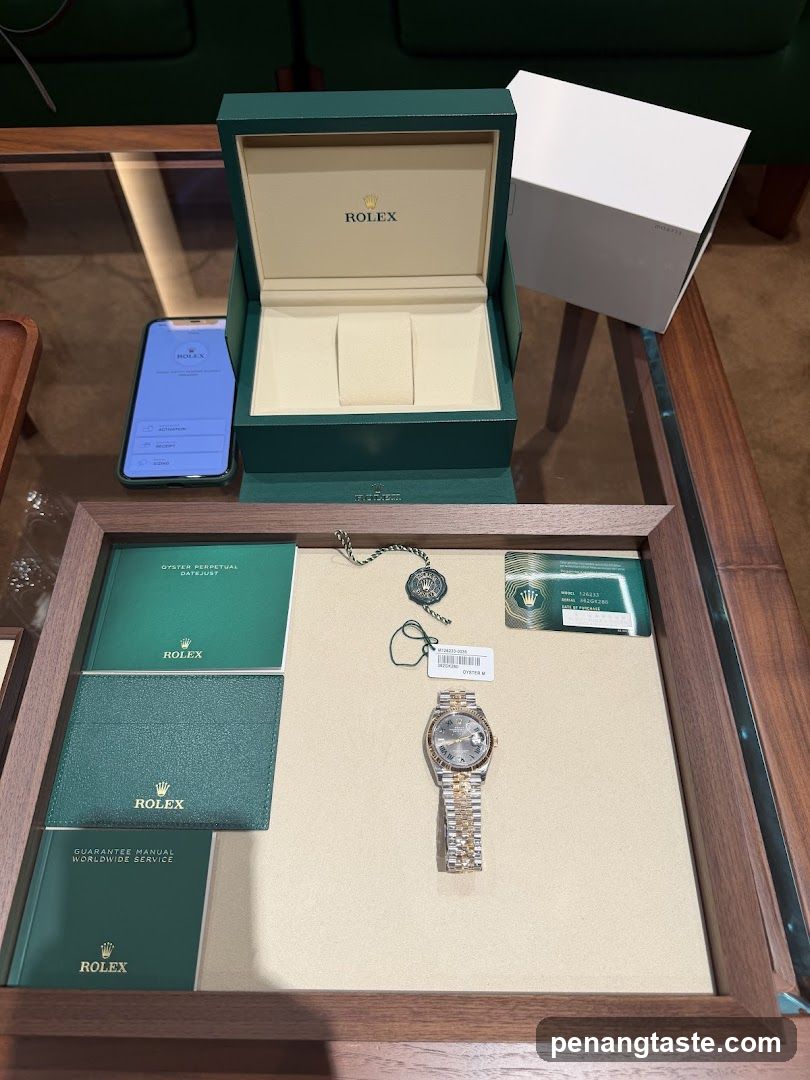 Rolex Watch Display