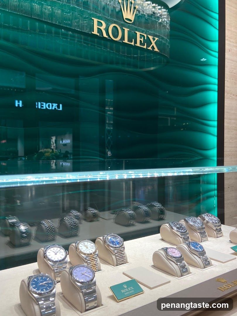 Rolex Watches Display
