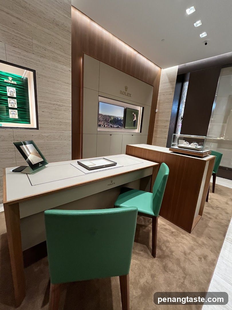 Rolex Display Area